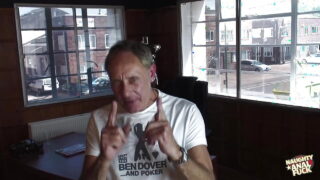 Ben Dover neukt een hoer met grote tieten en grote kont anaal en geeft haar een smerige anale creampie door Ben Dover