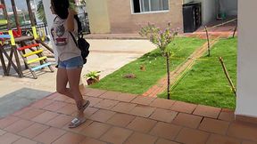 Lost Bitch Finds Help, Gets Ass Filled with Hot Cum