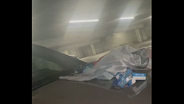 Big Booty Hotwife gets rammed in parking lot while Husband records from afar