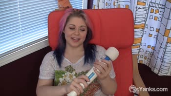 Sarah's Sultry Solo Sessions: Pink-Haired BBW Delights with Toys