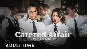 TRANSFIXED - Hot Caterers Jane Wilde and Khloe Kay Get CAUGHT Hooking Up On the Job!
