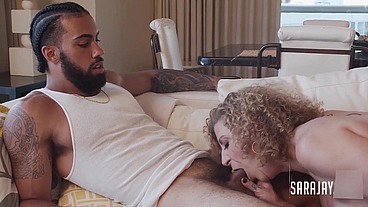 That Mature Massive Ass! Sara Jay Rides James Angel's Thick Cock!