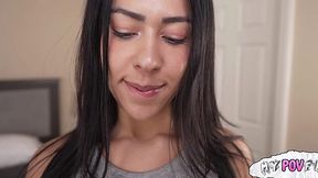 I pleaded her to stop but my stepsis kept sucking my dick