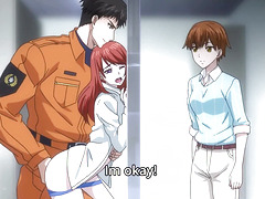 Caught in the Men's Locker Room: Pussy Fingering with Shaking Orgasm (Hentai)