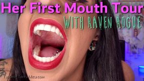 Her First Mouth Tour - Raven Rogue - HD 720 WMV