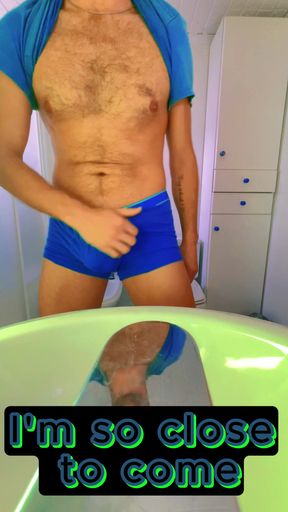 Morning Chill in Front of the Mirror