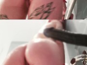 BBC Solo Dildo Tease