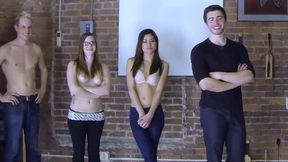 Strip Screw Your Neighbor strip game with a group of friends