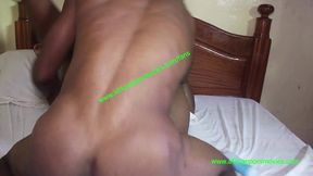 unprecedented among bisexuals in black africa. a well-hung bodybuilding sportsman with a big black cock fucks a couple, after fucking the wife in front of her husband, he also fucks the husband in fr