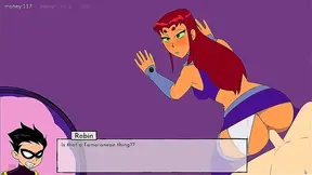 Starfire Tempts Raven with Steamy Oral Pleasure in 18+ Titans Fantasy
