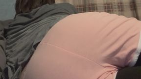 Stuck Behind Reading Femboy’s Ass