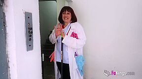 Chubby Mature Cleaning Lady Lucia Bianco Gets Her Very Own First Porno At