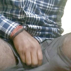 Boy masturbation at home alone.