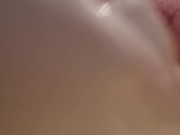 Creampie anal with a surprise