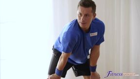 SexyHub- Russian trainer Renata Fox analyzed by her student's hard dick