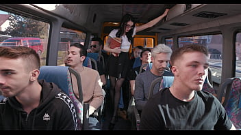 A librarian in the bus wet, Anna de Ville (self directed) 9on1, ATM, DAP, Gapes, Monster ButtRose, Pee Drink, Swallow GIO2282