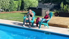 Sorority sisters get wild by tying up and teasing their mean sister