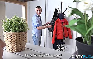 Fuck in front of duct-taped bf