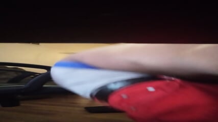 Stroking my big black beautiful Mandingo cock