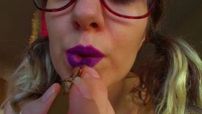 PURPLE Lipstick Worship JOE (mkv)