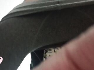 POV: Diapered Transgirl sits and wets her diaper on top of your face