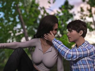 Awam-style Game - Being a Wife (v1.220p) - P4 - Stepmom Christine Pretends This babe Doesn’t Notice as Her Stepson Cums All Over Her