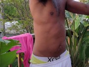 Kennie Jai jerks off in PUBLIC and cums for you!