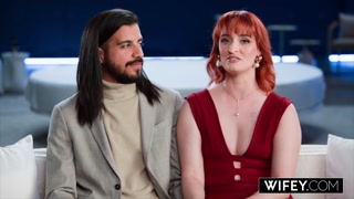 WIFEY Married MILF Queen Mirage Takes A Huge BBC While Hubby Cheers On