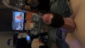 My Really Big Hard Dick Squirts Huge Handsfree Cumshot All Over Me