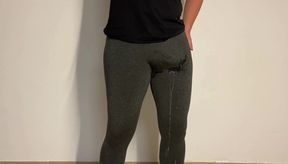 No Hands Cumshot in Tight Pants Loud Moaning Leg Shaking Orgasm