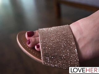 Lesbo Sweetheart Katrina Colt Enticed Her Oriental Fan Alexia Anders