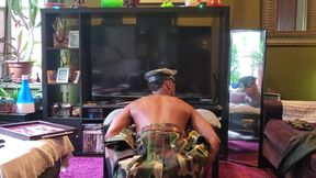 Kennie Jai Shows off in a Kilt with BBC and Ass
