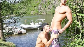 Two Dudes Have Anal Sex On The Boat - OutInPublic