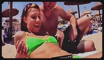 Petite Beach Babe Seduced by Random Stranger - Sydney Love Fan favorite