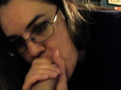 Big Beautiful Woman Gives Blowjob to Her Man