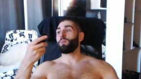 European Model Jerks His Dick and Cums