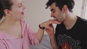 Biting Fingers For the First Time