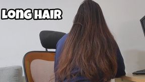 Long Hair Fetish - Brushing & Hair Play Chubby Girl