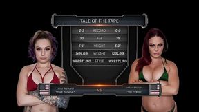 sarah brooke vs tori avano female wrestling