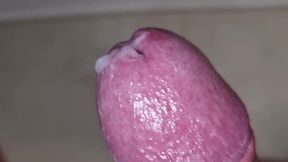 Big Dick Stepdaddy | Close-up Cumshot After Intense Handjob - Huge Cock Cums
