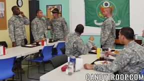 Buttfucked major made sure his soldiers are happy