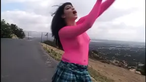 Shayna Knight deep-throats two pricks and takes anal