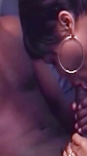 BBC Fucks Ebony Shemale with Big Tits in Her Tight Asshole