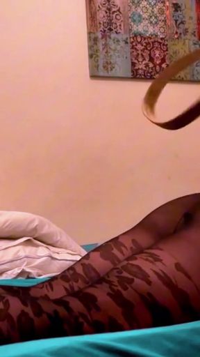 In bed, Sera slaps Beril on the buttocks to punish her husband, and then vigorously fucks her anally with a dildo.   Clip 1