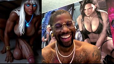 Gigantic Thicc Dick Transgender Ebony Girl Want&rsquo_s To Play Sexual Games With You Under Your Bed, AI Generated