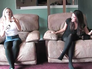 Jasmine and Dee like to play with ropes and handcuffs, 'cuz it excites 'em a lot