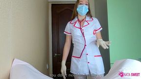 Real nurse knows exactly what you need for relaxing your balls She suck dick to hard orgasm Amateur POV blowjob porn