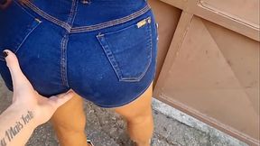 Nathalia Fontes passou na rua em Taubat&eacute_ e eu comi ela no quintal