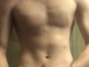Young 18 Little Twink With a Big Dick Takes a Shower | Subscribe to My OnlyFans For The Full Videos!