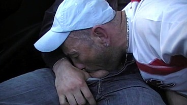 fucked by a straight arab in the car in the steeet exhib outdoor